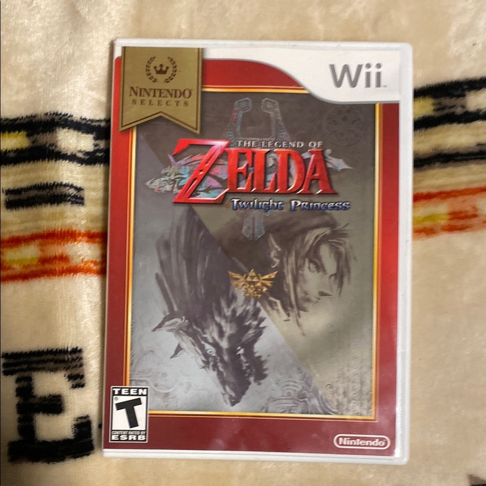 Nintendo Red The Legend of Zelda Twilight Princess Game
